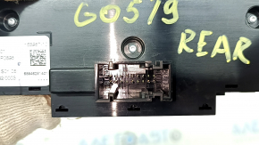 Climate control rear BMW X5 G05 19-23 in the center console