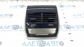 Air duct deflector for central console with trim BMW X5 G05 19-24 black gloss for 4-zone control, worn