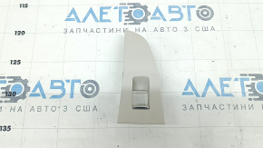 Rear left window lift control trim BMW X5 G05 19-24 Elfenbein-Weiss