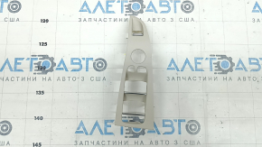 Front left window lift control trim BMW X5 G05 19-24 Elfenbein-Weiss