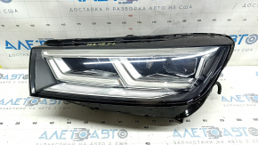Front left headlight complete Audi Q5 80A 18-20 LED, sand