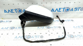Left side mirror complete Audi Q5 80A 18-24 15 pins, auto-dimming, turn signal, BSM, heated, white