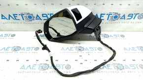 Left side mirror complete Audi Q5 80A 18-24 15 pins, auto-dimming, turn signal, BSM, heated, white