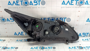 Headlight front left bare Honda Accord 13-15 usa halogen, broken mount