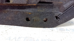 Rear row of seats 2nd row lower part Toyota Prius 50 21-22 leather black and gray, for dry cleaning, dented, missing fasteners