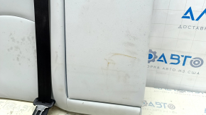 Rear row of seats 2nd row upper part right Toyota Prius 50 21-22 leather black and gray, dry-cleanable, with belt