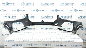 Bare front bumper BMW X5 G05 19-23 for parking sensors and PMA, white, dents, bumps