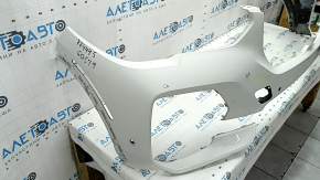 Bare front bumper BMW X5 G05 19-23 for parking sensors and PMA, white, dents, bumps