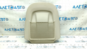 Rear passenger seat backrest trim Audi Q5 80A 18-24 beige, with mesh, broken latches, whitened plastic