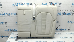 Backrest of the rear row 2 row left BMW X5 G05 19-22 for 2 rows, leather Elfenbein-Weiss, for cleaning, dents