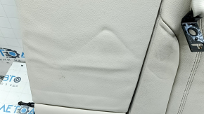 Backrest of the rear row 2 row left BMW X5 G05 19-22 for 2 rows, leather Elfenbein-Weiss, for cleaning, dents