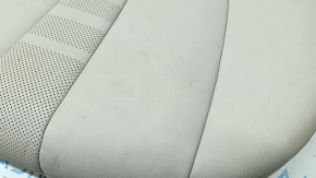 Rear seat cushion 2 row BMW X5 G05 19-22 for 2 rows, Elfenbein-Weiss leather, for cleaning, dents, contact with water