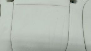 Rear seat cushion 2 row BMW X5 G05 19-22 for 2 rows, Elfenbein-Weiss leather, for cleaning, dents, contact with water