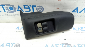 Front panel trim left Toyota Highlander 20-24 leather, black