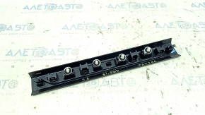 Door sill trim front left BMW X5 G05 19-24 black with chrome insert BMW, backlight, scratches, oxidized, water damaged