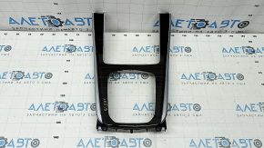 BMW X5 G05 19-24 Canberra-Beige leather center console trim, Fineline Stripe trim