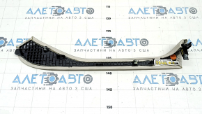 Center console trim side upper right BMW X5 G05 19-22 leather Elfenbein-Weiss, scratches