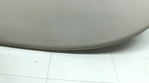 Center console trim side upper right BMW X5 G05 19-22 leather Elfenbein-Weiss, scratches
