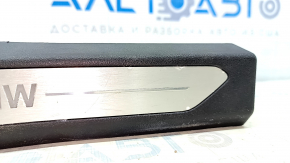 Door sill trim rear right BMW X5 G05 19-24 black with chrome insert BMW, backlight, oxidized, damaged by water