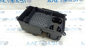 Box pocket center console with cup holders Audi Q5 80A 18-24 black