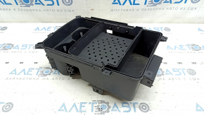 Box pocket center console with cup holders Audi Q5 80A 18-24 black