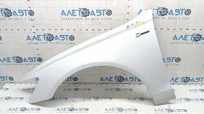 Front left wing Audi A6 C7 12-18 aluminum, white LS9R, bumpers