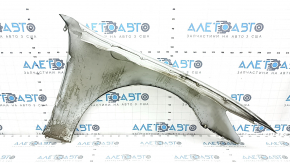 Front left wing Audi A6 C7 12-18 aluminum, white LS9R, bumpers