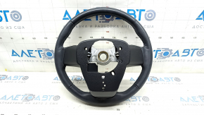 Naked steering wheel Toyota Highlander 20-24 leather black, without heating, dented