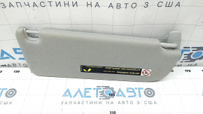 Left visor Audi A6 C7 12-16 gray, without hook