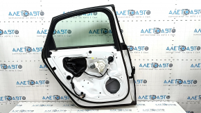 Door assembly rear left Audi A6 C7 12-18 keyless, white LS9R, butt