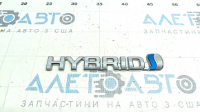 Emblem inscription wing HYBRID front left Toyota Highlander 20-21