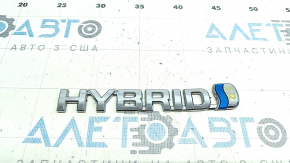 Emblem lettering wing HYBRID front right Toyota Highlander 20-21