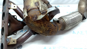 Exhaust manifold with catalytic converter Mazda CX-5 18-21 2.5 FWD rusty