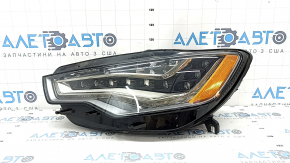 Front left headlight complete Audi A6 C7 12-15 prerest LED