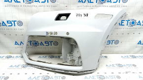 Front bare bumper left side Audi Q5 80A 18-20 white, for parking sensors, for headlight washers