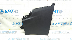 Center console trim side rear left Toyota Highlander 20-22 black, scratches