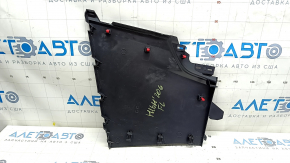 Center console trim side rear left Toyota Highlander 20-22 black, scratches