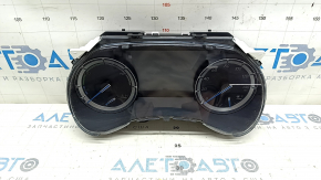 Instrument cluster Toyota Highlander 20 display 7" for 8 seats, hybrid, 20k, scratches, broken mount