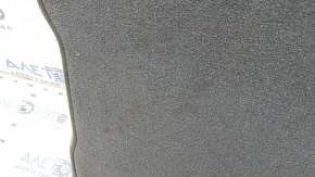 Backrest of the rear row of seats left Audi A6 C7 12-18 leather black with perforation, dented, scratches, needs cleaning