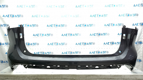 Rear bumper bare Toyota Highlander 20-24 without parking sensors, graphite, crack