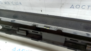 Rear bumper bare Toyota Highlander 20-24 without parking sensors, graphite, crack
