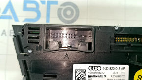Climate control Audi A6 C7 12-15 for 4 zones with seat heating and ventilation