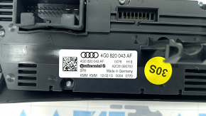 Climate control Audi A6 C7 12-15 for 4 zones with seat heating and ventilation