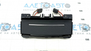 Center console trim with cigarette lighters Audi A6 C7 12-18 black