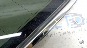 Window blind glass rear left Toyota Highlander 20-25 chrome, scratches on chrome