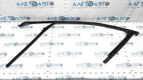 Seal of glass of the front right door Audi A6 C7 12-15 black matte