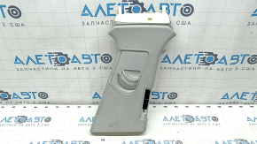 Upper center pillar trim, right belt, Audi A6 C7 12-18, under deflector, gray, for cleaning