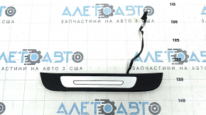 Door sill trim outer rear left Audi A6 C7 12-18 black, with chrome, with backlight, dent, corrosion