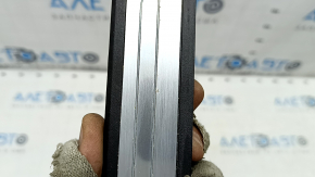Door sill trim outer rear left Audi A6 C7 12-18 black, with chrome, with backlight, dent, corrosion