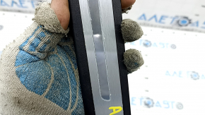 Door sill trim outer front right Audi A6 C7 12-18 black, with chrome, with backlight, corrosion, scratches